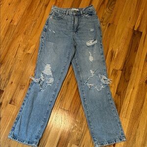 Garage Distressed Blue Women's Jeans